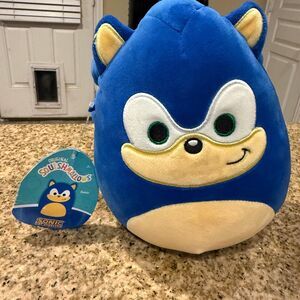 Squishmallows Original Sonic the Hedgehog Super Soft Plush 8" NWT